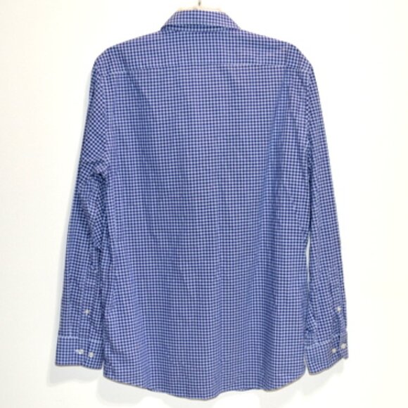 Banana Republic Men's Small Blue Plaid Button Up Shirt – Size: Large - Picture 2 of 11